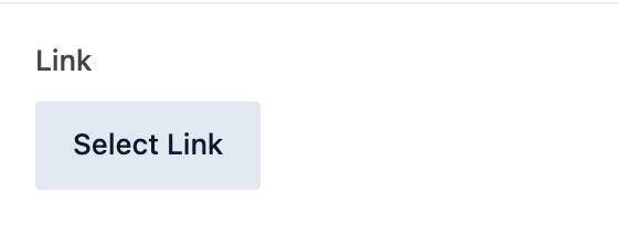 Link setting in the block editor sidebar