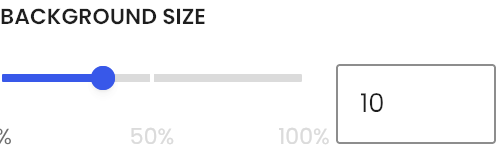Background Size setting in the block editor sidebar