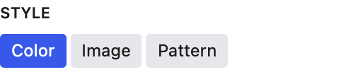 Color setting in the block editor sidebar