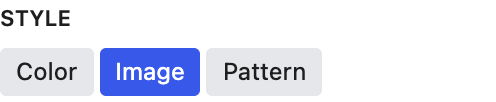 Style setting in the block editor sidebar