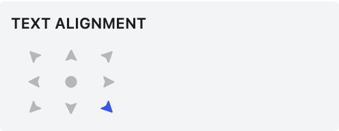 Text Alignment setting in the block editor sidebar