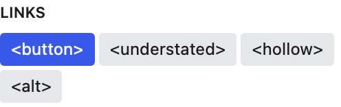 Links setting in the block editor sidebar