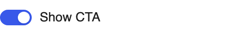 Show CTA setting in the block editor sidebar
