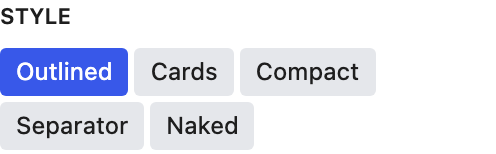 Style setting in the block editor sidebar