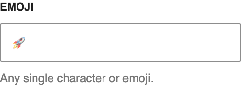 Emoji setting in the block editor sidebar