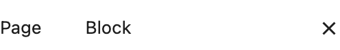 Hide Button setting in the block editor sidebar