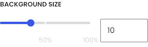 Background Size setting in the block editor sidebar