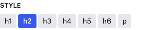 Style setting in the block editor sidebar