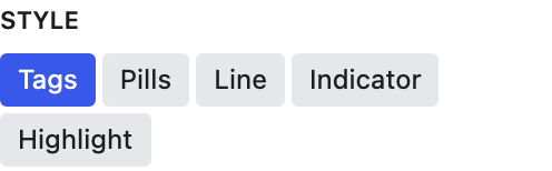 Style setting in the block editor sidebar