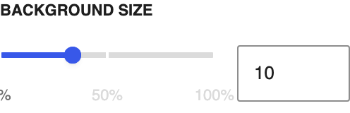 Background Size setting in the block editor sidebar