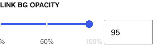 Link BG Opacity setting in the block editor sidebar