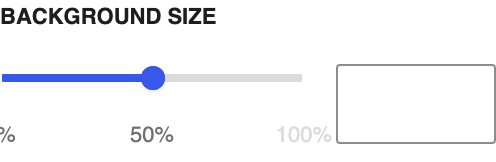 Background Size setting in the block editor sidebar