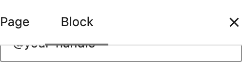 Handle setting in the block editor sidebar