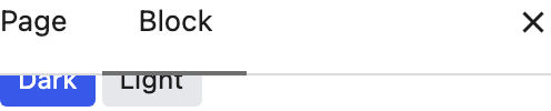 Text Color setting in the block editor sidebar
