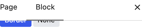 Style setting in the block editor sidebar