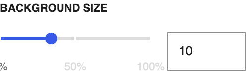 Background Size setting in the block editor sidebar