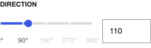 Direction setting in the block editor sidebar