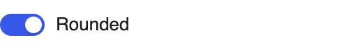 Rounded setting in the block editor sidebar