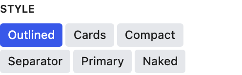 Style setting in the block editor sidebar