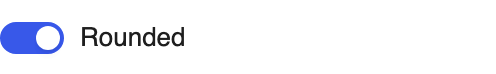 Rounded setting in the block editor sidebar