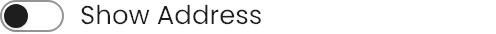 Show Address setting in the block editor sidebar