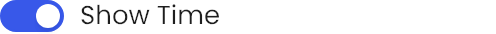 Show Time setting in the block editor sidebar