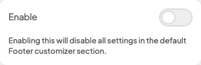 Enable setting in the block editor sidebar