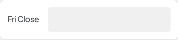 Fri Close setting in the block editor sidebar
