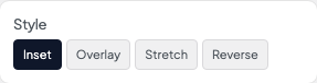 Style setting in the block editor sidebar