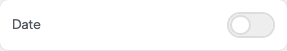 Date setting in the block editor sidebar