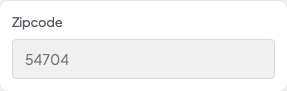 Zipcode setting in the block editor sidebar