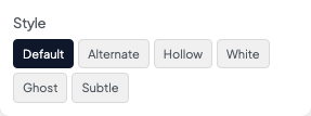 Style setting in the block editor sidebar