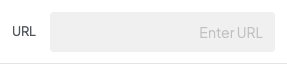 URL setting in the block editor sidebar