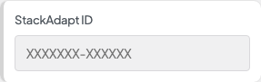 StackAdapt ID setting in the block editor sidebar