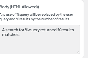 Body (HTML Allowed)) setting in the block editor sidebar