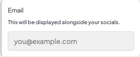 Email setting in the block editor sidebar