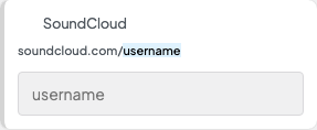 SoundCloud setting in the block editor sidebar