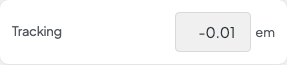 Tracking setting in the block editor sidebar