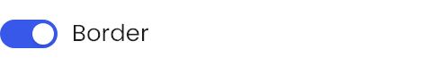 Border setting in the block editor sidebar