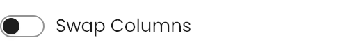 Swap Columns setting in the block editor sidebar