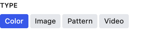 Color setting in the block editor sidebar