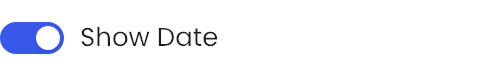 Show Date setting in the block editor sidebar