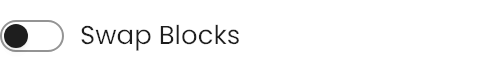 Swap Blocks setting in the block editor sidebar
